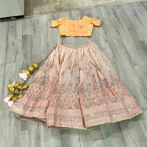 Traditional Indian Pakistani Lehenga.